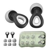 Detailed information about the product Ear Plugs for Sleeping Noise Cancelling Reduction Ear Plugs, Reusable Soft Silicone Ear Plugs for Hearing Protection (Black)