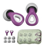 Detailed information about the product Ear Plugs for Sleeping Noise Cancelling Reduction Ear Plugs, Reusable Soft Silicone Ear Plugs for Hearing Protection (Purple)
