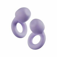 Detailed information about the product Ear Plugs,Ultra Comfy Reusable Noise Reducing Earplugs,Flexible Hearing Protection,Customizable Fit,24dB (SNR) Noise Reduction Purple