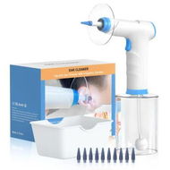 Detailed information about the product Ear Wax Removal, Electric Ear Cleaning Kit with Light, Ear Irrigation Kit with 4 Pressure Modes, Safe and Effective Ear Rinse Kit with Ear Cleaner