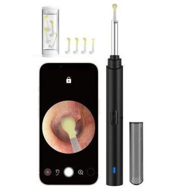 Ear Wax Removal Tool1296P Ear Wax Removal With Camera6 LED LightsWireless Ear Cleaning With Built-in WiFiCompatible With IPhoneiPadand Android