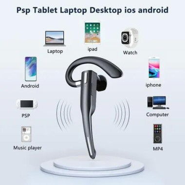 Earpiece for Cell Phones V5.1 Headset,Lightweight and comfortable design