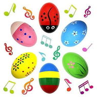 Detailed information about the product Easter Basket Stuffers Maracas Eggs For Kids Set Of 6 Easter Eggs Wooden Percussion Musical Shaker Egg For Toddlers Kids Babies Boys Girls Gifts