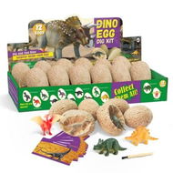 Detailed information about the product Easter Egg Dig Up 12 Dinosaur Toys For Kids Dino Egg Dig Kit