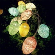 Detailed information about the product Easter Eggs String Lights Battery Operated LED Easter Eggs Shape String Lights Decorative Lamp For Easter Day Party Decoration 3m 20 Lights