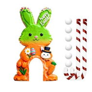 Detailed information about the product Easter Golf Game Set,Portable Golf Toy with Candy Cane Club,Golfs Course Set,Easter Party Game For Holiday Gatherings Home Decorations,For Kids Family