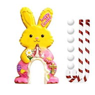 Detailed information about the product Easter Golf Game Set,Portable Golf Toy with Candy Cane Club,Golfs Course Set,Easter Party Game For Holiday Gatherings Home Decorations,For Kids Family