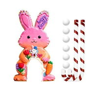 Detailed information about the product Easter Golf Game Set,Portable Golf Toy with Candy Cane Club,Golfs Course Set,Easter Party Game For Holiday Gatherings Home Decorations,For Kids Family