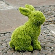 Detailed information about the product Easter Moss Bunny Flocked Rabbit Statue Figurine Festival Garden Yard Ornament Decoration A