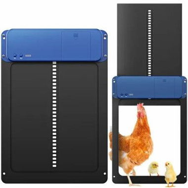 Efficient Auto Chicken Coop Door with Timer and Light Sensor for Convenient Chicken and Duck Care