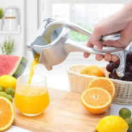 Detailed information about the product Effortless Juicing Heavy-Duty Manual Juicer Hand Press Juice Squeezer for Fresh Lemon,Lime,Citrus Juices(Silver)