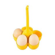 Detailed information about the product Egg Shelf Egg Poachers Store And Serve Egg Holder Boiled Egg Cooker For Making Soft Holds 5 Eggs For Easy Cooking And Fridge Storage (Yellow)