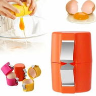 Detailed information about the product Egg Shell Opener,New Egg Cracker Tool,Hard Boiled Egg Peeler Egg Cube Egg Separator Handheld,Stainless Steel Eggshell Breaker Egg Shell Cutter Kitchen Gadgets (Orange)