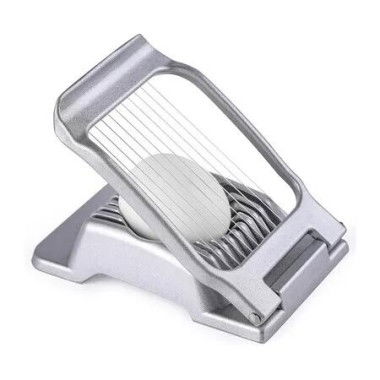 Egg Slicer for Hard Boiled Eggs, Stainless Steel Wire, Heavy Duty Aluminium Egg Cutter Dishwasher Safe for Egg Strawberry Soft Fruit