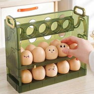 Detailed information about the product Egg Storage Box Egg Storage Container Reusable With Handle Multi Tier Large Capacity Egg Holder