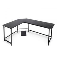 Detailed information about the product EKKIO L-Shaped Corner Computer Desk with CPU Stand (Black) EK-CD-101-LR