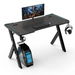 EKKIO RGB Gaming Desk Y Shape Black 100cm. Available at Crazy Sales for $159.95