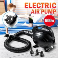 Detailed information about the product Electric Air Track Pump Portable Inflator for Airbeds Inflatables 600W 3 Nozzles