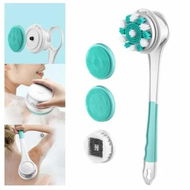 Detailed information about the product Electric Body Brush Back Brush with 4 Attachments Removable Long Handle Body Scrubber Shower Brush for Exfoliating Deep Cleansing Women Men, Green