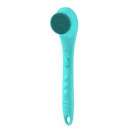 Detailed information about the product Electric Body Brush Back Scrubber, Silicone Body Scrubber for Cleaning, 4 Attachments Long Handle IPX6 Rechargeable Shower Brush (Green)