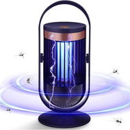Detailed information about the product Electric Bug Zapper Outdoor Mosquito Killer Indoor LED Fly Swatter Zapper Purple Light Insect Killer for Home Garden Camping (Blue)