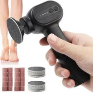 Detailed information about the product Electric Callus Remover for Feet,2 in 1 Electric Foot File Grinder,Rechargeable Cordless Foot Scrubber,Adjustable Speed with Sandpaper Discs,Black