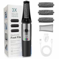 Detailed information about the product Electric Callus Remover for Feet,Pedicure Tools Foot Care Kit, Foot Scrubber Feet File Smooth Pedi Wand for Hard Cracked Dry Dead Skin-Black