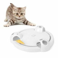 Detailed information about the product Electric Cat Toys Smart Teasing Cat Stick Crazy Game Spinning Turntable Catch Mouse Interactive Puzzle Game Play Automatic