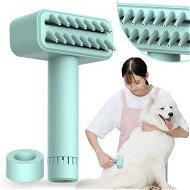 Detailed information about the product Electric Dog Brush, One Button Start Pet Shedding Grooming Brush Hair Removal Quiet Operation Filter Cotton