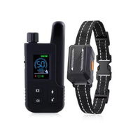 Detailed information about the product Electric Dog Training Collar Waterproof Rechargeable Bark Stop Device Shock Collars for Dog with Remote Training Beep Vibration Shock(Black)