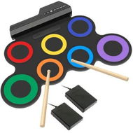 Detailed information about the product Electric Drum Set,7 Pad Kids Electronic Drum Set with Headphone Included,Roll Up Drum Practice Pad,Great Holiday Xmas Birthday Gift