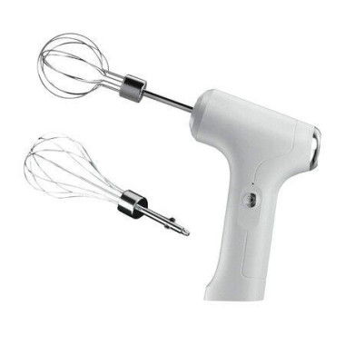 Electric Egg Beater USB POWER 3 Speeds Adjustable Hand Mixer 2 Heads, Stainless Steel Hand Held Mixer, 1200mAH Hand Mixer Eggs Cream Butter Cheese