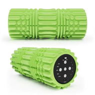 Detailed information about the product Electric Foam Roller for Deep Tissue Muscle Massager 5 Speeds Vibrating Fitness Yoga Roller with Music(1 Pack-Green)