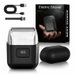 Electric Foil Shaver for Men Mini Electric Razor for Face,3 Floating Blades,LED Display,Dual Speed IPX7 Waterproof,USB-C Fast Charging Black. Available at Crazy Sales for $24.99