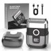 Electric Foil Shavers for Men Mini Electric Razor,Foil Shaver for Face,IPX7 Waterproof Wet Dry Cordless Razor with 3 Floating Blades,LED Display. Available at Crazy Sales for $24.99