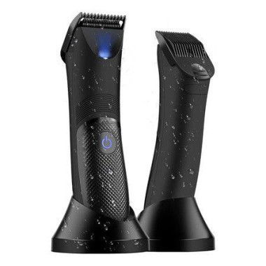 Electric Groin Hair Clipper And Shaver For Men Bikini Trimmer For Women Waterproof Hair Salon Groin Hair Trimmer Beard Trimmer With LED Indicator