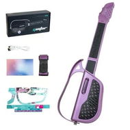 Detailed information about the product Electric Guitar Toy,Kids Guitar Musical Instrument Toy,Stringless Foldable Three Tones Switch Guitar For 3+ Boys Girls Christmas Birthday Gifts,Purple