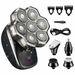 Electric Head Shaver for Bald Men,5-in-1 Rotary Shaver Waterproof Grooming Kit Electric Shavers for Mens,Cordless 7D Bald Head Razor for Home,Travel. Available at Crazy Sales for $39.99