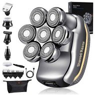 Detailed information about the product Electric Head Shavers 7D Men's Bald Head Shaver Wet Dry Scalp Shaving 6 in 1 Waterproof Rechargeable Cordless Head Razor Grooming Kit 7 Rotary Heads
