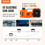 Detailed information about the product Electric Hydraulic Car Floor Jack 5 Ton 12V Built-in Tire Inflator Pump