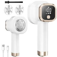 Detailed information about the product Electric Lint Remover with LED Display Rechargeable Fabric Shaver 6-Blade,3-Speed Defuzzer Remove Fuzz,Pills for Clothes,Upholstery(White)