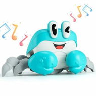 Detailed information about the product Electric Moving Crawling Crab Toy Learning Walking Toys,Music&Dancing Interactive Toy for Boy&Girl Gifts Ages 3+