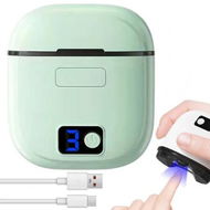 Detailed information about the product Electric Nail Clipper, USB Rechargeable Automatic Trimmer for Seniors and Kids, 3 Speed Levels, Green