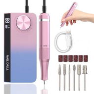 Detailed information about the product Electric Nail Drill, 35000 RPM Portable Rechargeable Nail Drill Machine with Drill Bits,for Polishing Removing Electric Nail Files Manicure Tool