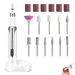 Electric Nail Drill Cordless Portable Rechargeable Nail File Kit for Acrylic Gel Nails 15000RPM Adjustable Speeds for Manicure Pedicure Polishing,White. Available at Crazy Sales for $29.99