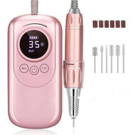 Detailed information about the product Electric Nail Drill, Portable Machine for Gel Nails, 35000 RPM Rechargeable Nail Drill for Manicure Pedicure