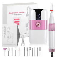 Detailed information about the product Electric Nail Drill Set, 15000RPM Cordless Electric Nail File for Acrylic Gel Nails, Nail Drill Manicure Pedicure Polishing Shape Tools (White)