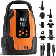 Detailed information about the product Electric Paddle Board Pump,50PSI High Pressure Portable SUP Air Pump with Auto-Off and Deflation Function,12V DC Car Connector