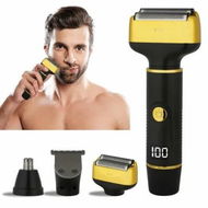Detailed information about the product Electric Razor for Men Women, 3 in 1 Travel Cordless Rechargeable Shaver with LED Display, Waterproof Wet and Dry Body Razors for Face Nose Hair