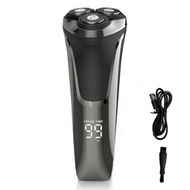 Detailed information about the product Electric Razor for Men,Electric Razor 4D Rotary,IPX7 Waterproof Electric Razor,Wet Dry Rechargeable Electric Shaver LCD Display